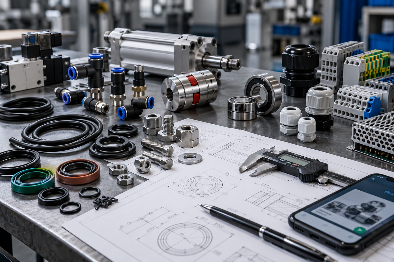 Industrial components for RFQ sourcing